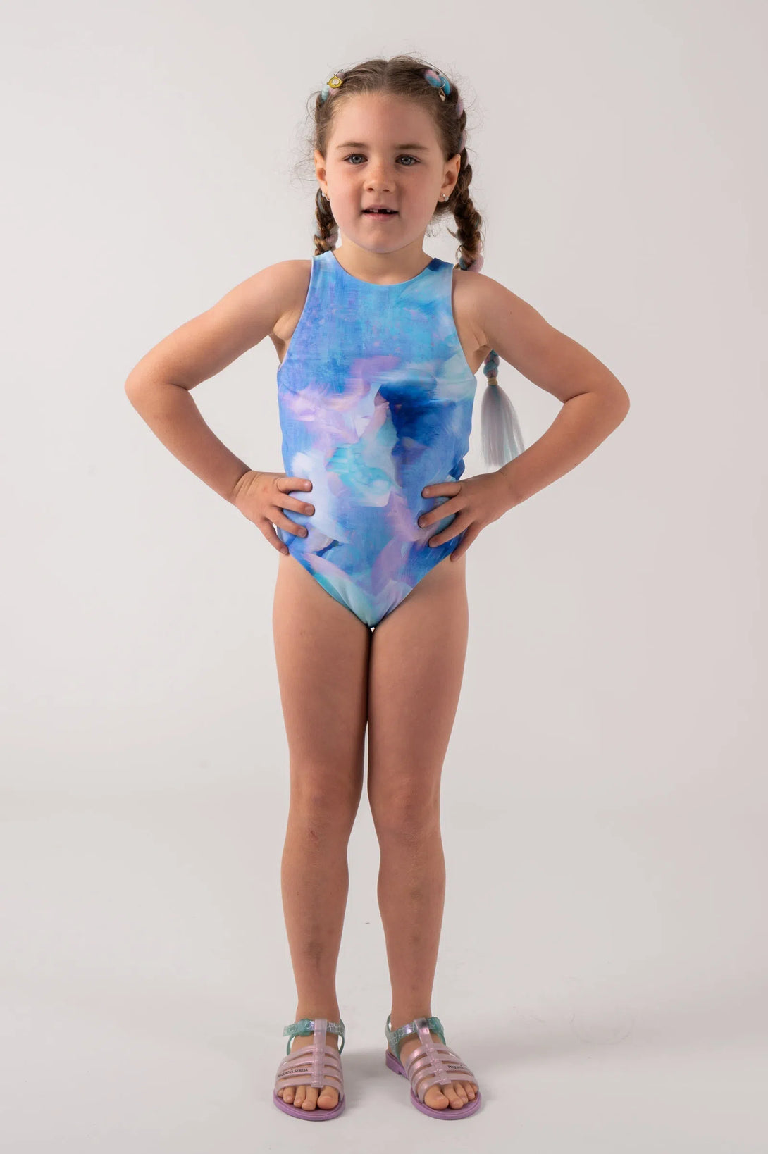 Silky Kids Reversible One Piece - Fluid-Activewear-Exoticathletica