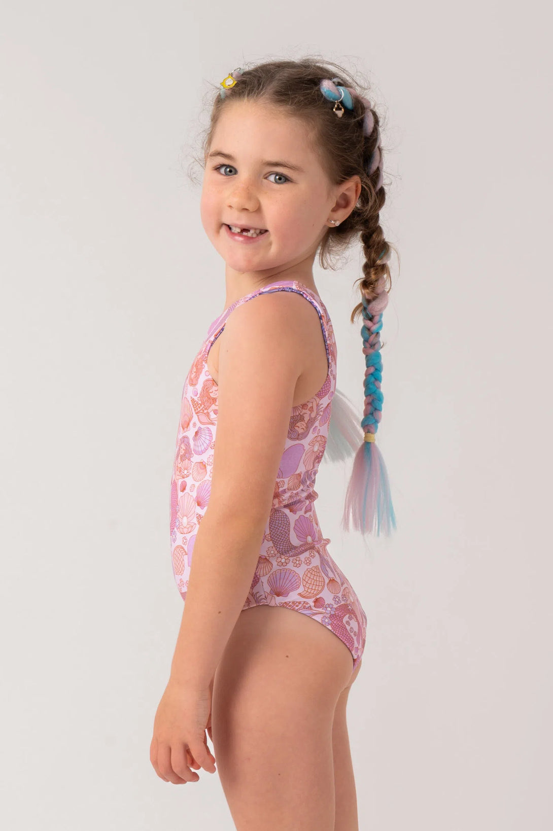 Silky Kids Reversible One Piece - Mermaidia-Activewear-Exoticathletica