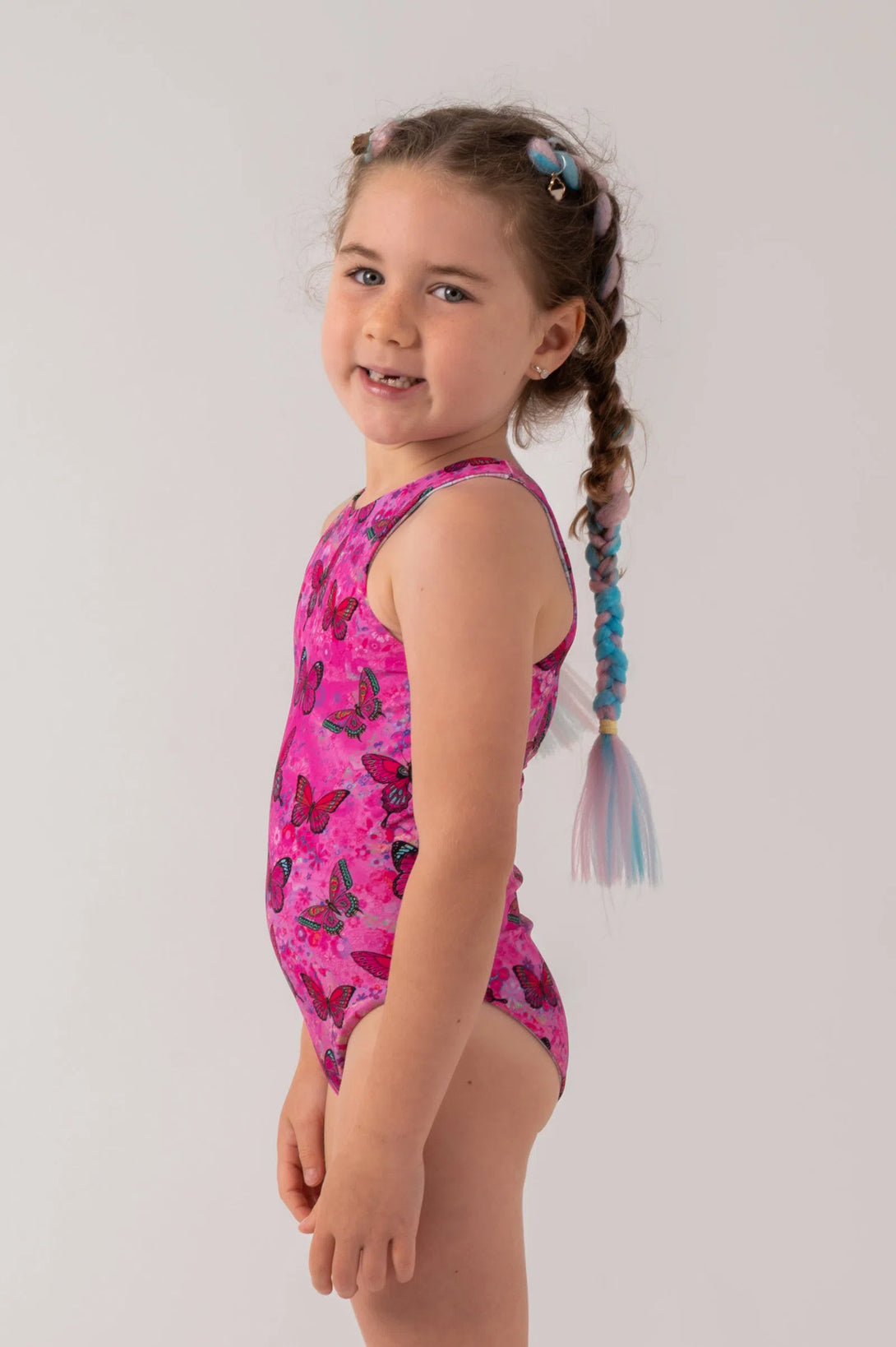 Silky Kids Reversible One Piece - Wing Girl-Activewear-Exoticathletica