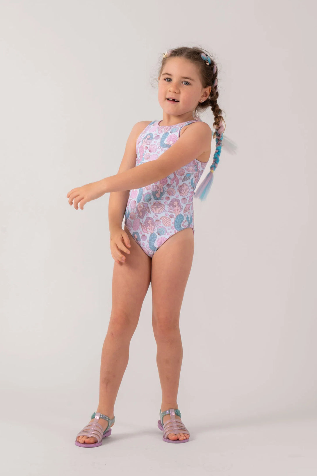 Silky Kids Reversible One Piece - Wing Girl-Activewear-Exoticathletica