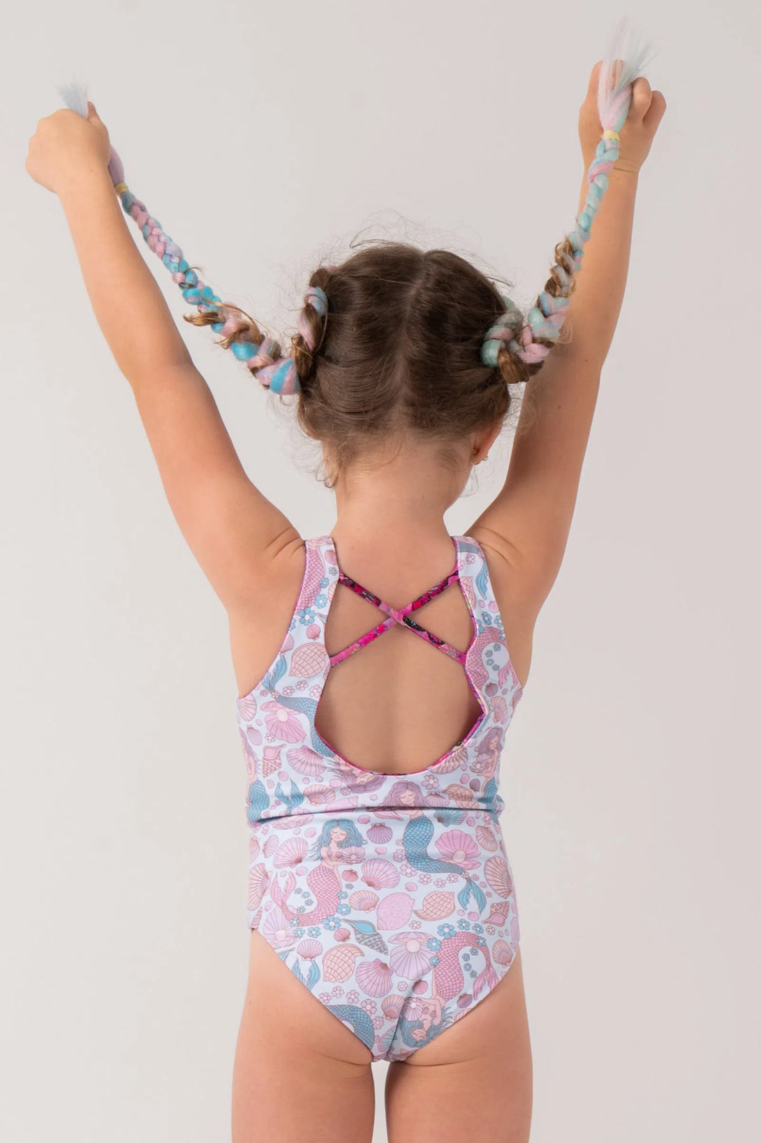 Silky Kids Reversible One Piece - Wing Girl-Activewear-Exoticathletica