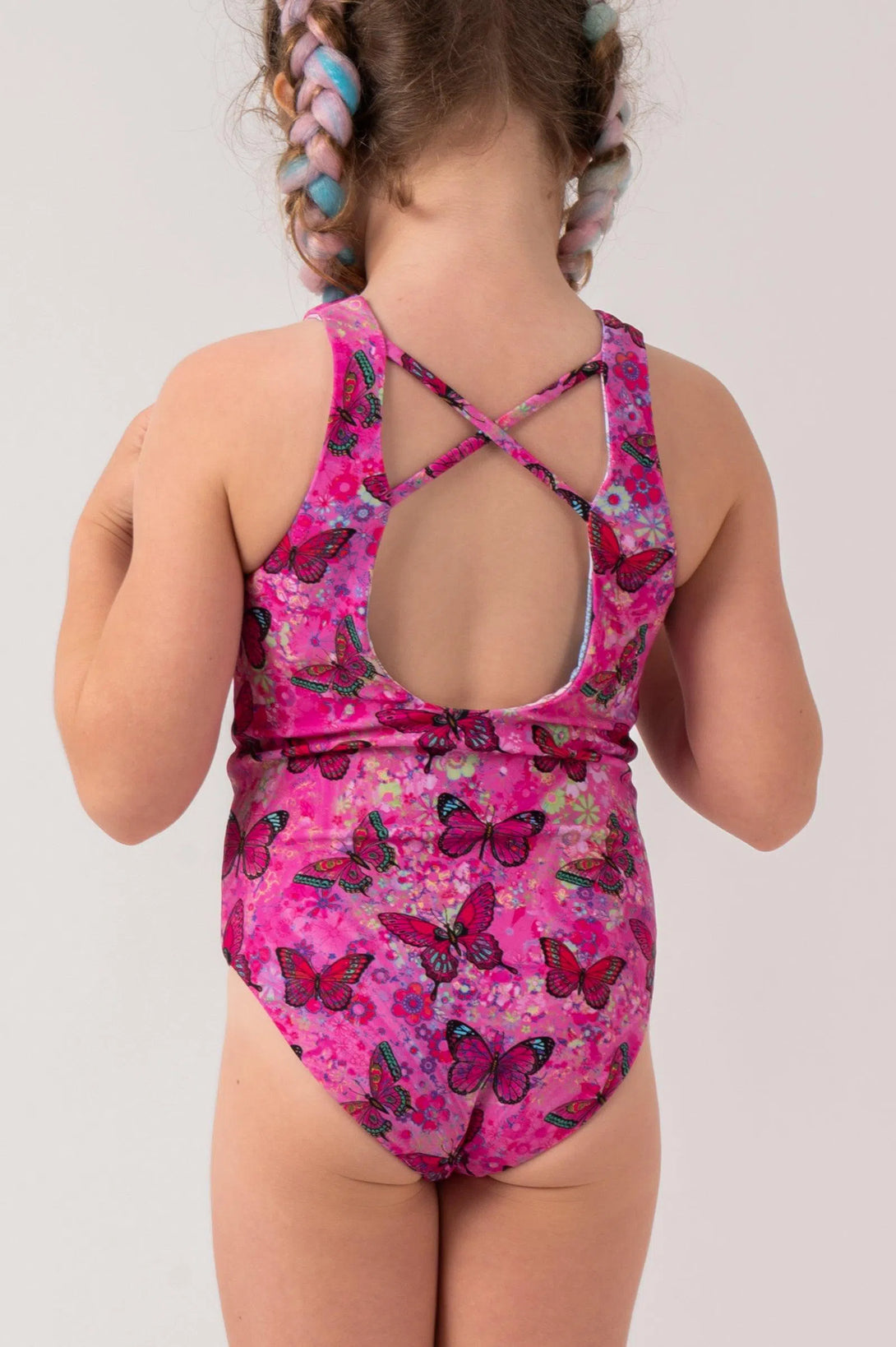 Silky Kids Reversible One Piece - Wing Girl-Activewear-Exoticathletica