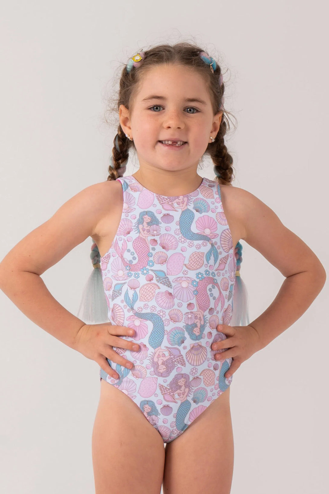 Silky Kids Reversible One Piece - Wing Girl-Activewear-Exoticathletica