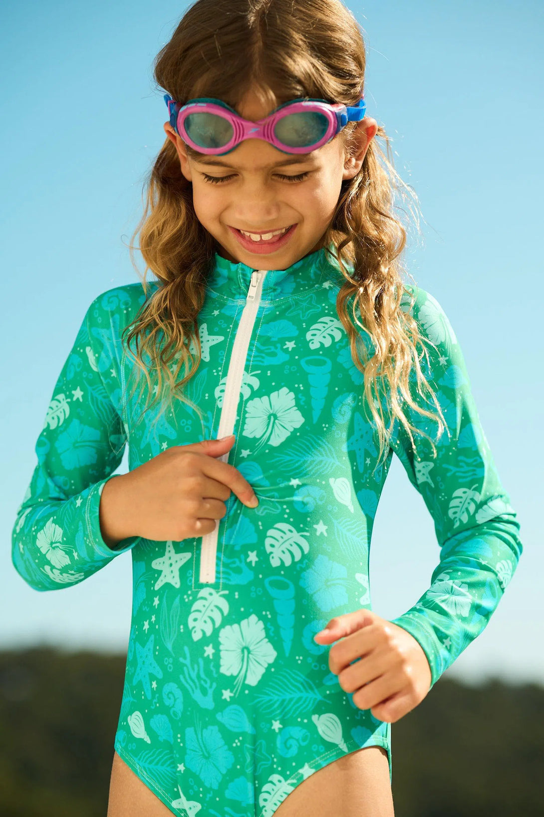 Silky Kids Surfsuit - Shelley Beach-9358328387664-Activewear-Exoticathletica