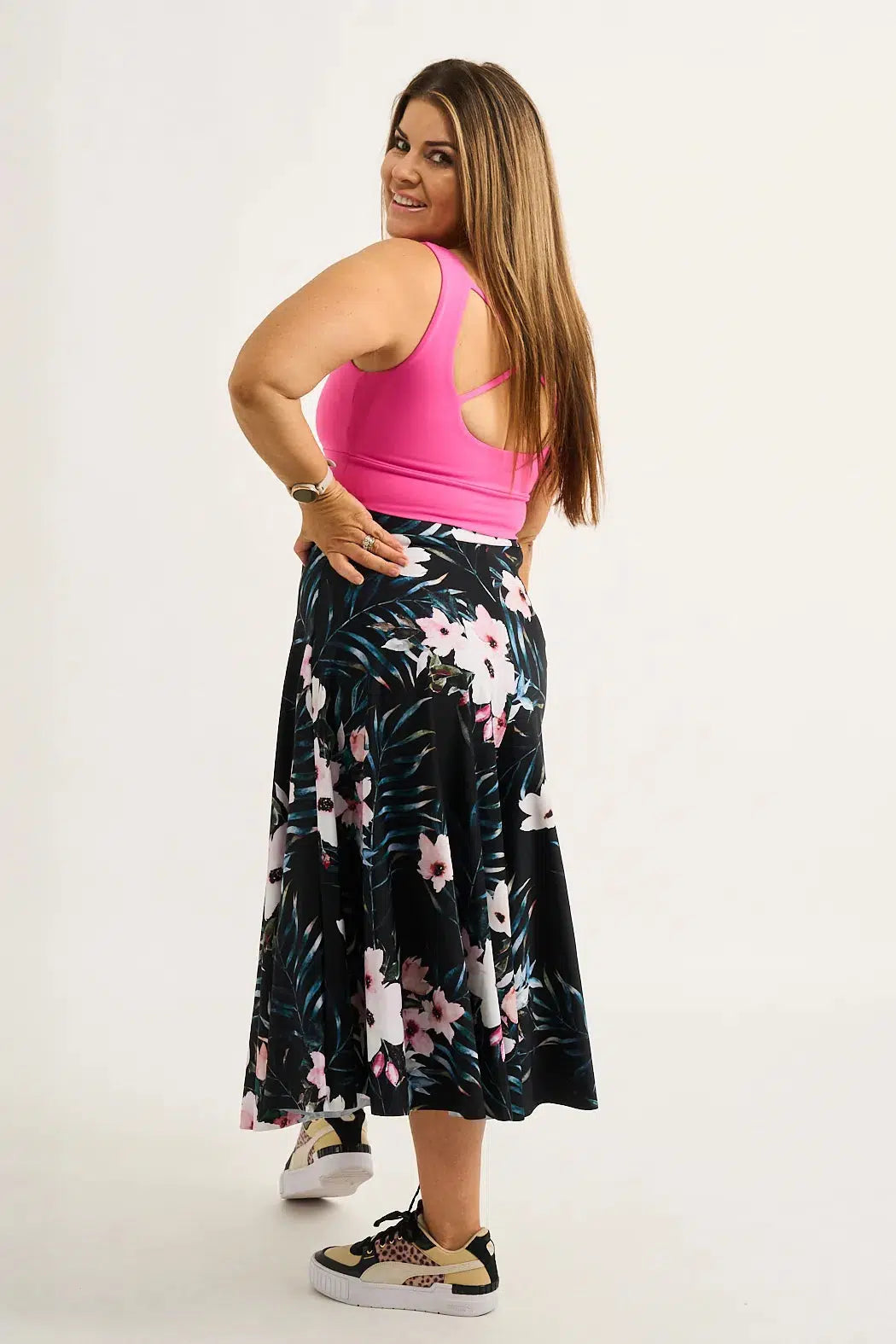 Silky Palazzo Culotte - Exotic At Heart-Activewear-Exoticathletica