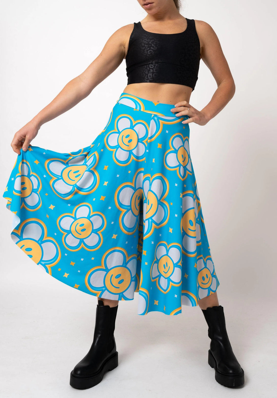 Silky Palazzo Culotte - Happy Days-Activewear-Exoticathletica