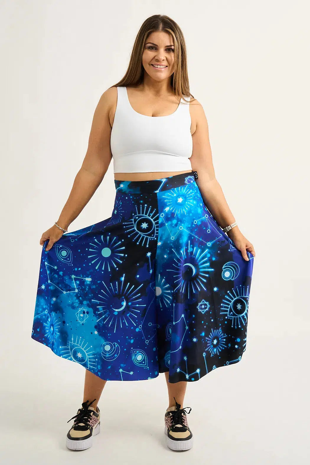 Silky Palazzo Culotte - Imagine Nation-Activewear-Exoticathletica