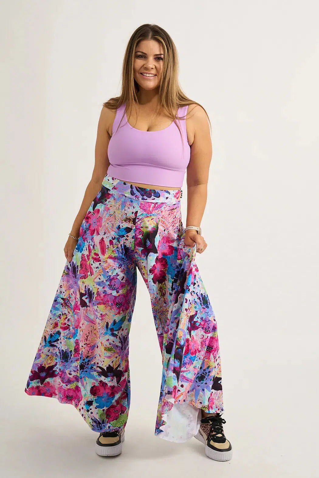 Silky Palazzo Pant - Blessings-Activewear-Exoticathletica