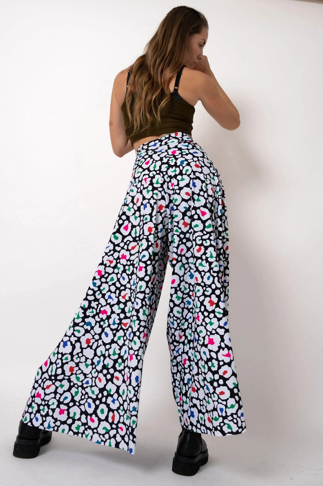 Silky Palazzo Pant - Mixed Signals-Activewear-Exoticathletica