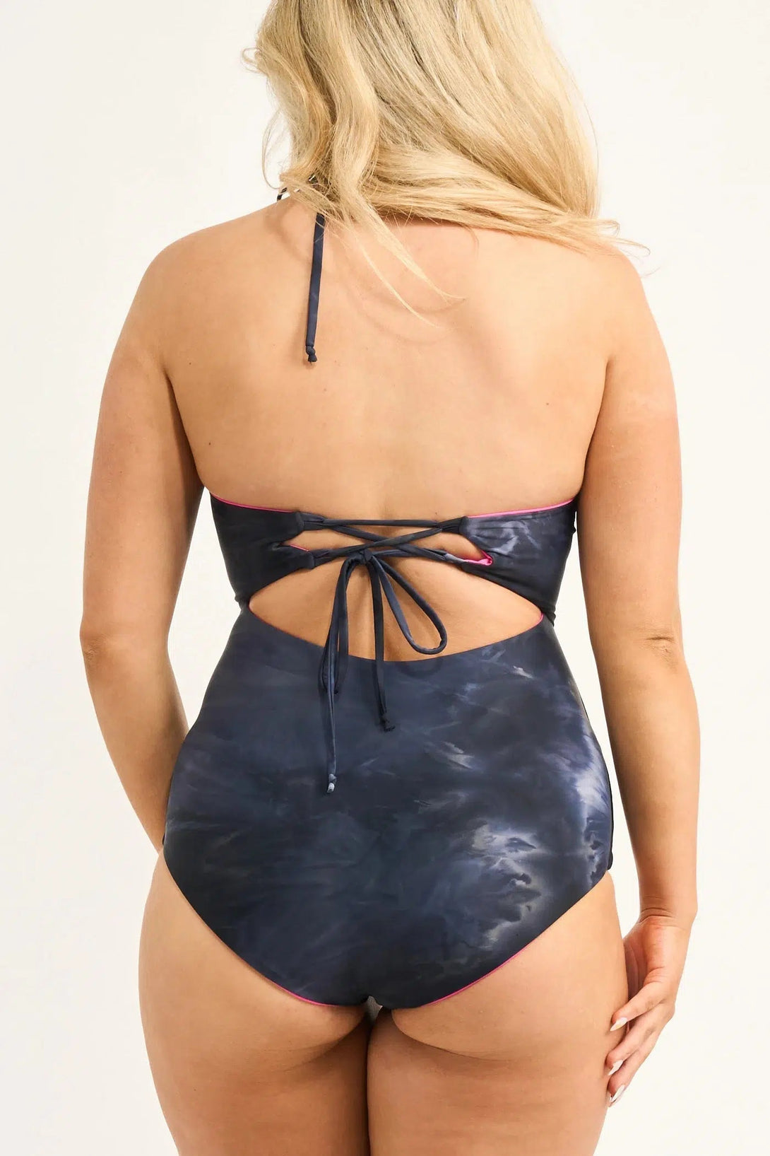 Silky Reversible Bralette One Piece W/ Extra Coverage Bottoms - Dark And Moody-Activewear-Exoticathletica