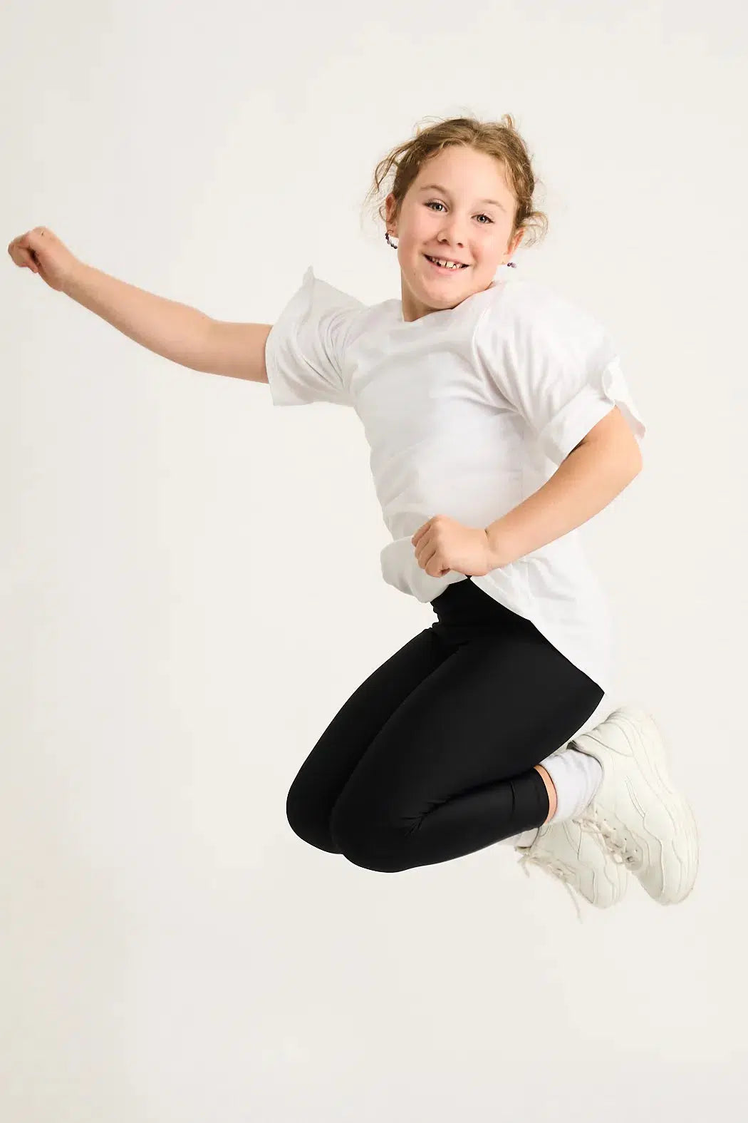 Slinky To Touch Kids Boyfriend Tee - White-Activewear-Exoticathletica