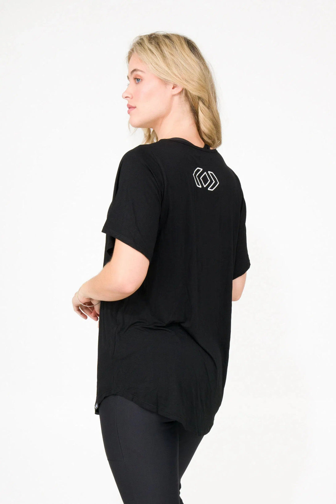 Slinky To Touch Plain Boyfriend Tee - Exotica Mum-Activewear-Exoticathletica