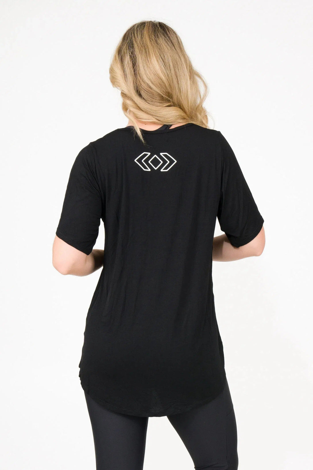 Slinky To Touch Plain Boyfriend Tee - Exotica Mum-Activewear-Exoticathletica