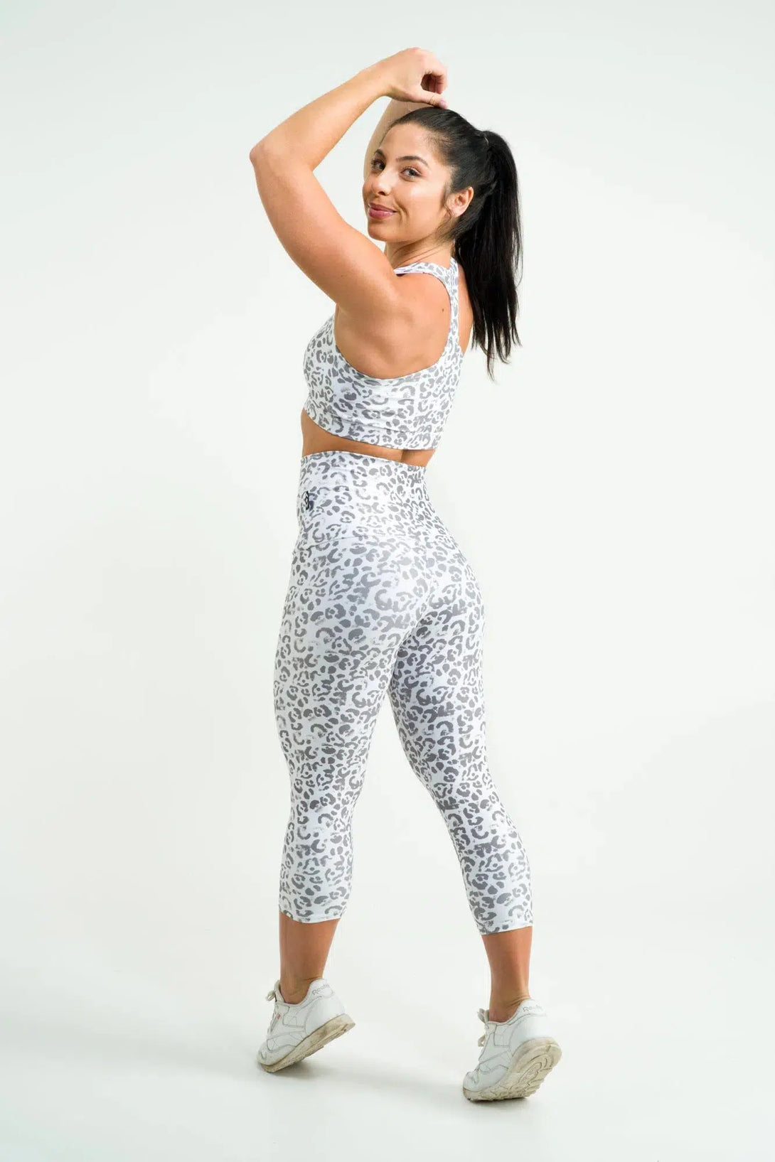 Snow Jag Performance - Extra High Waisted Capri Leggings-Activewear-Exoticathletica