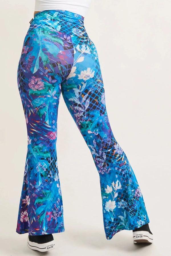 Soft To Touch High Waisted Bells - Mermaid Mafia-Activewear-Exoticathletica