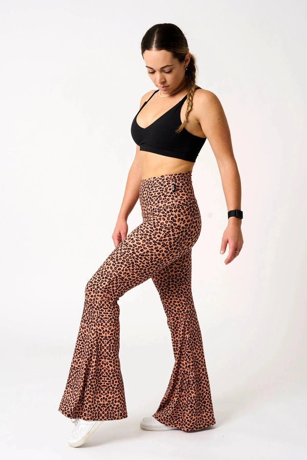 Soft To Touch High Waisted Bells - Teeni Jag-Activewear-Exoticathletica