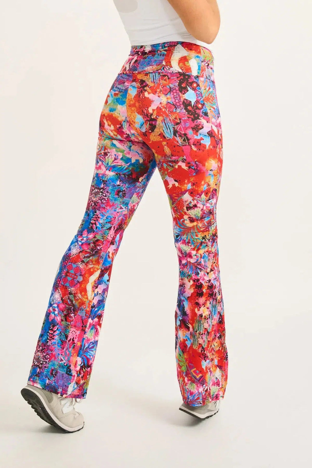 Soft To Touch High Waisted Bootleg Pant - Believe The Hype-Activewear-Exoticathletica