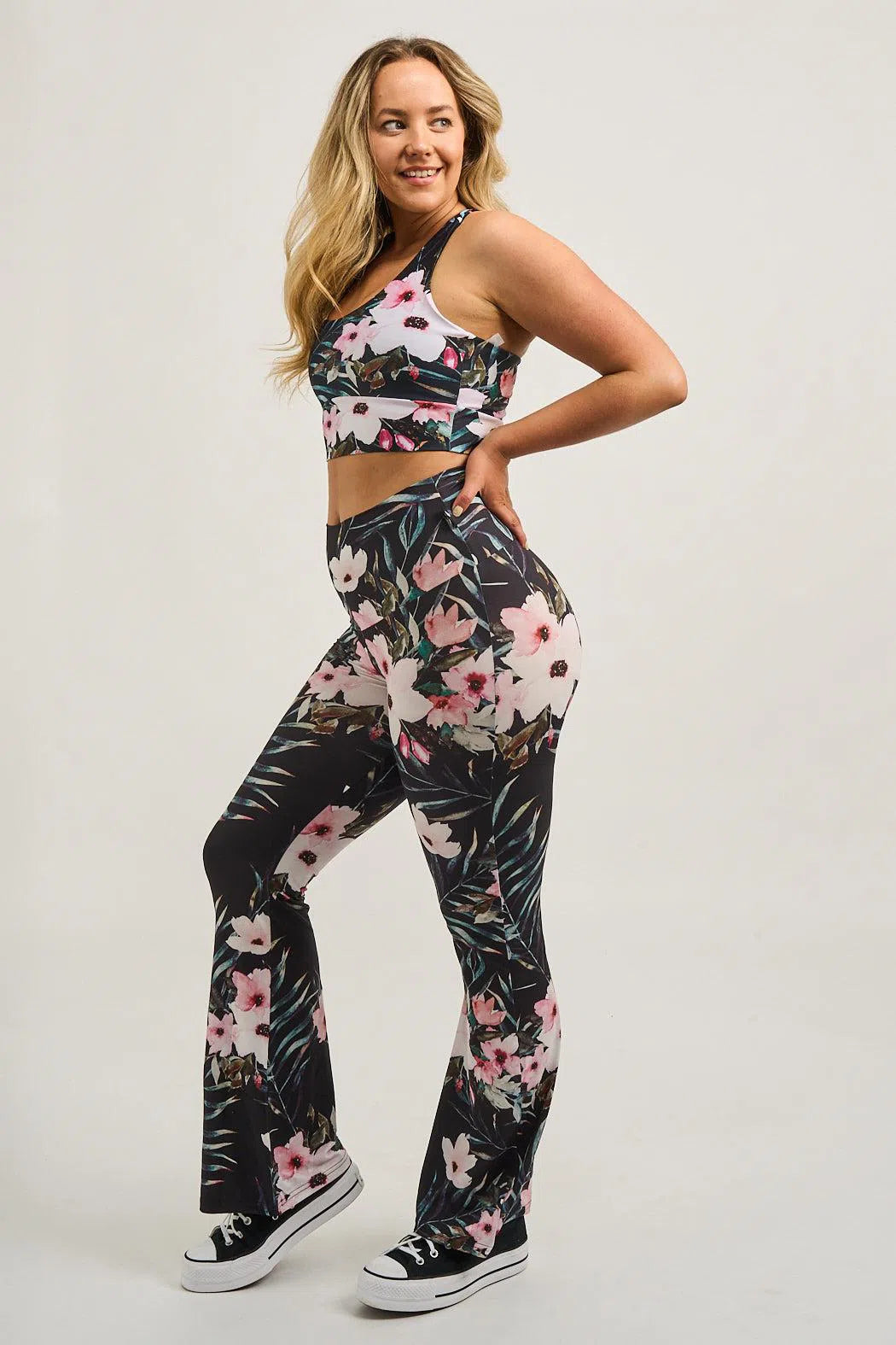 Soft To Touch High Waisted Bootleg Pant - Exotic At Heart-Activewear-Exoticathletica