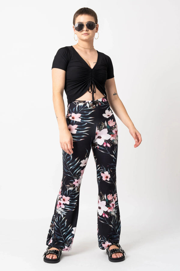 Soft To Touch High Waisted Bootleg Pant - Exotic At Heart-Activewear-Exoticathletica