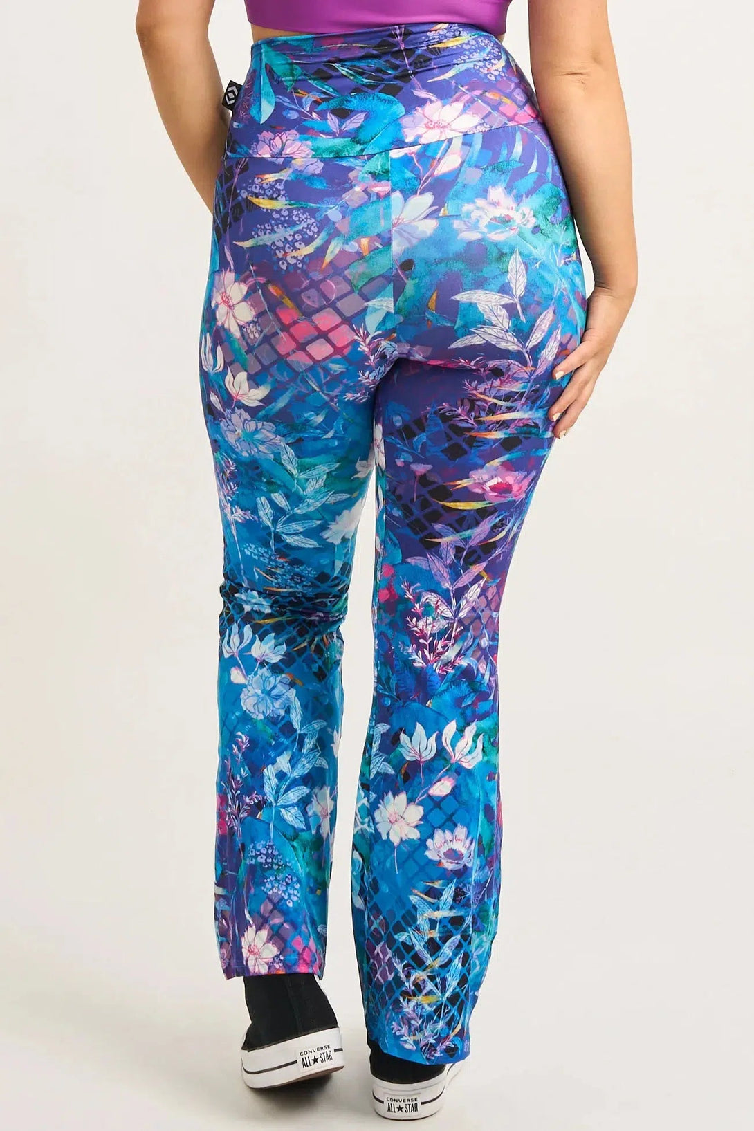 Soft To Touch High Waisted Bootleg Pant - Mermaid Mafia-Activewear-Exoticathletica