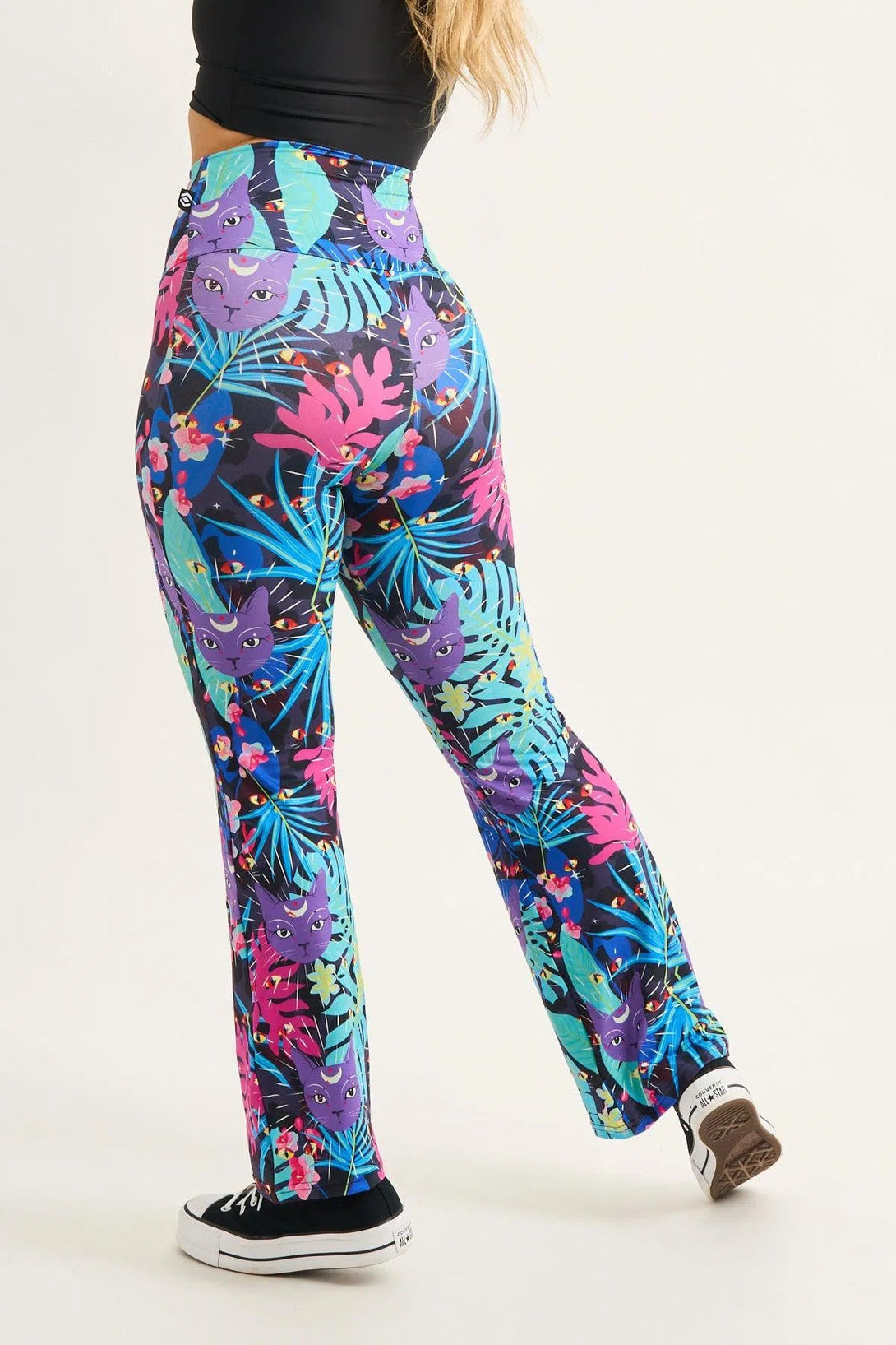 Soft To Touch High Waisted Bootleg Pant - Mysticatz-Activewear-Exoticathletica