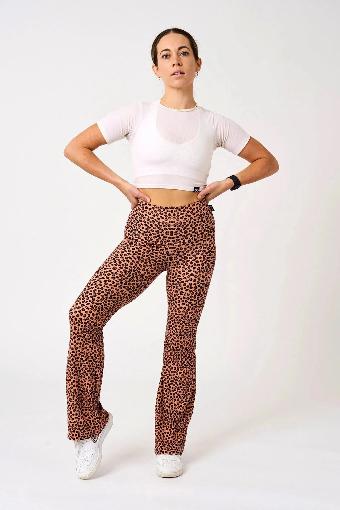 Soft To Touch High Waisted Bootleg Pant - Teeni Jag-Activewear-Exoticathletica