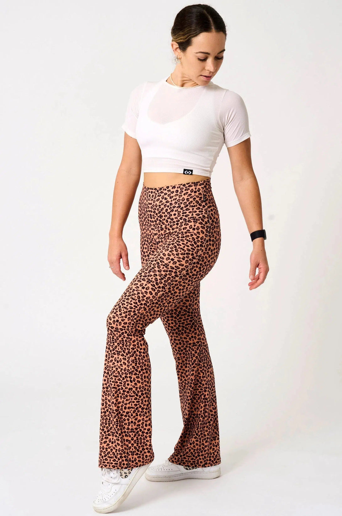 Soft To Touch High Waisted Bootleg Pant - Teeni Jag-Activewear-Exoticathletica