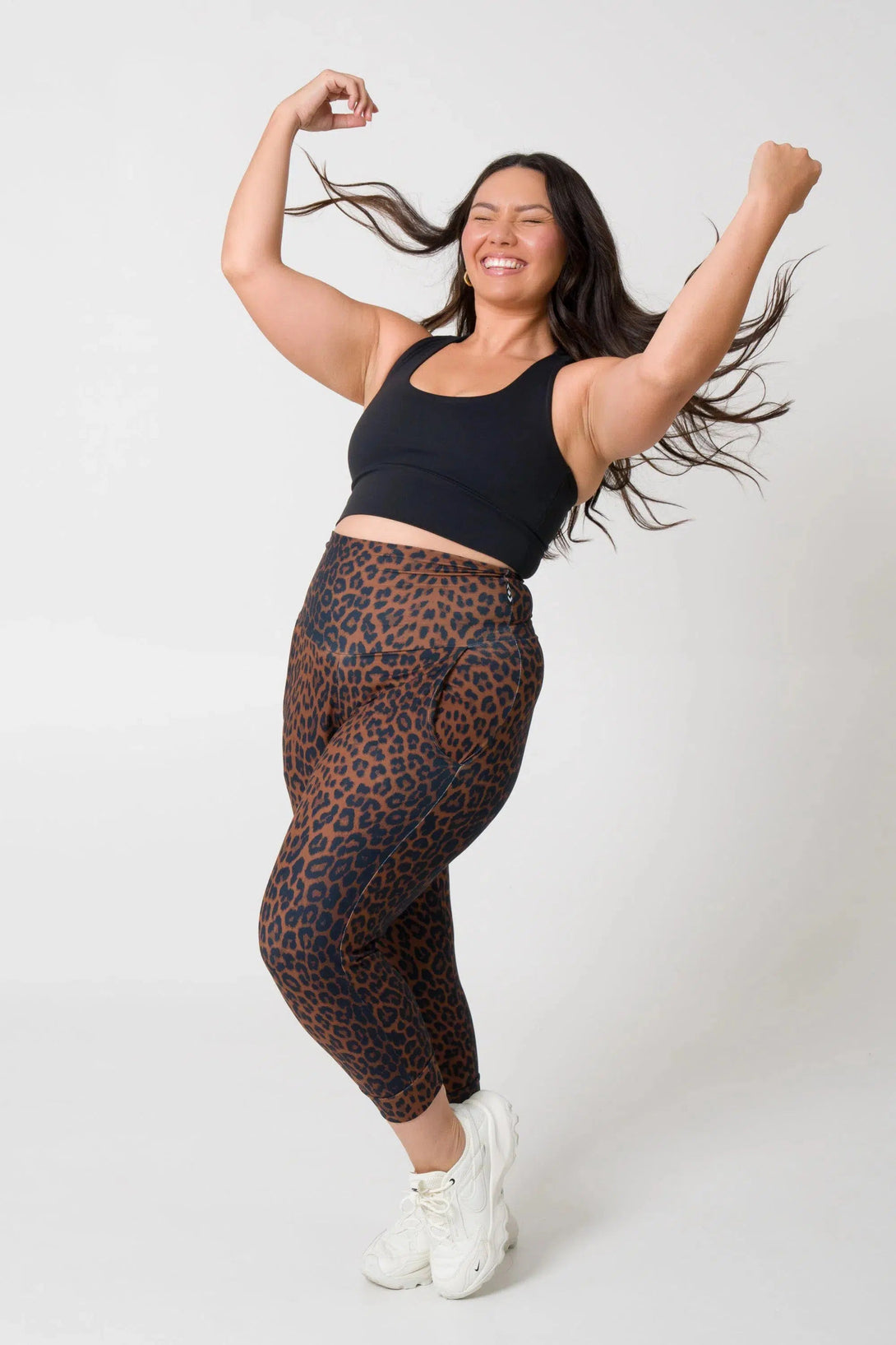 Soft To Touch Jogger Capris W/ Pockets - Chocolate Swag-Activewear-Exoticathletica