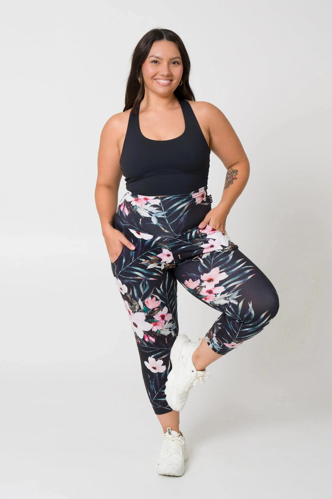 Soft To Touch Jogger Capris W/ Pockets - Exotic At Heart-Activewear-Exoticathletica