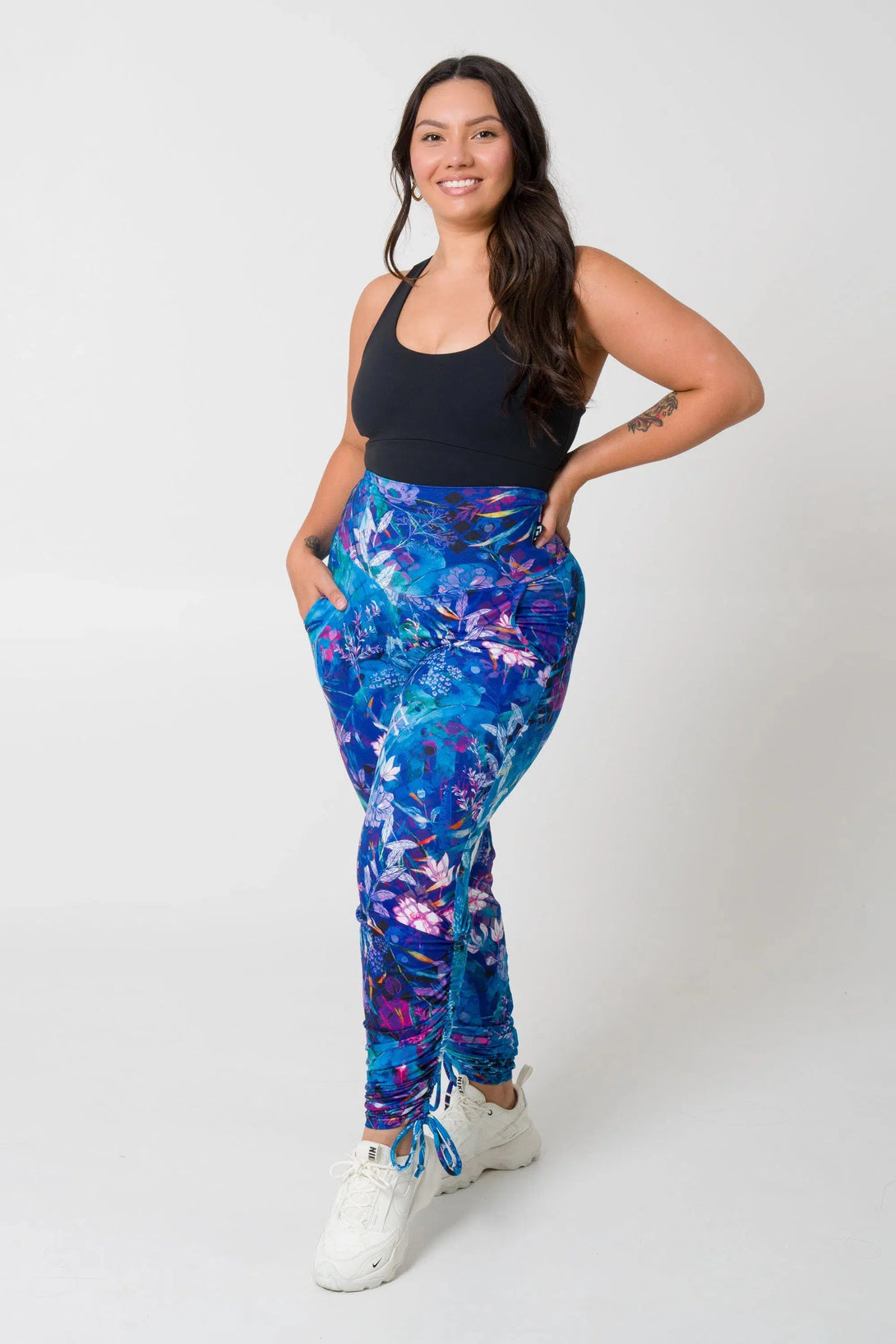 Soft To Touch Jogger Long Tie Sided W/ Pockets - Mermaid Mafia-Activewear-Exoticathletica