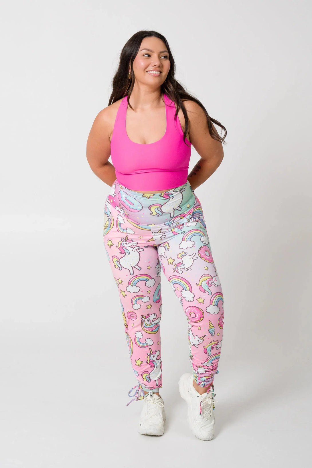 Soft To Touch Jogger Long Tie Sided W/ Pockets - Unicorn-Activewear-Exoticathletica