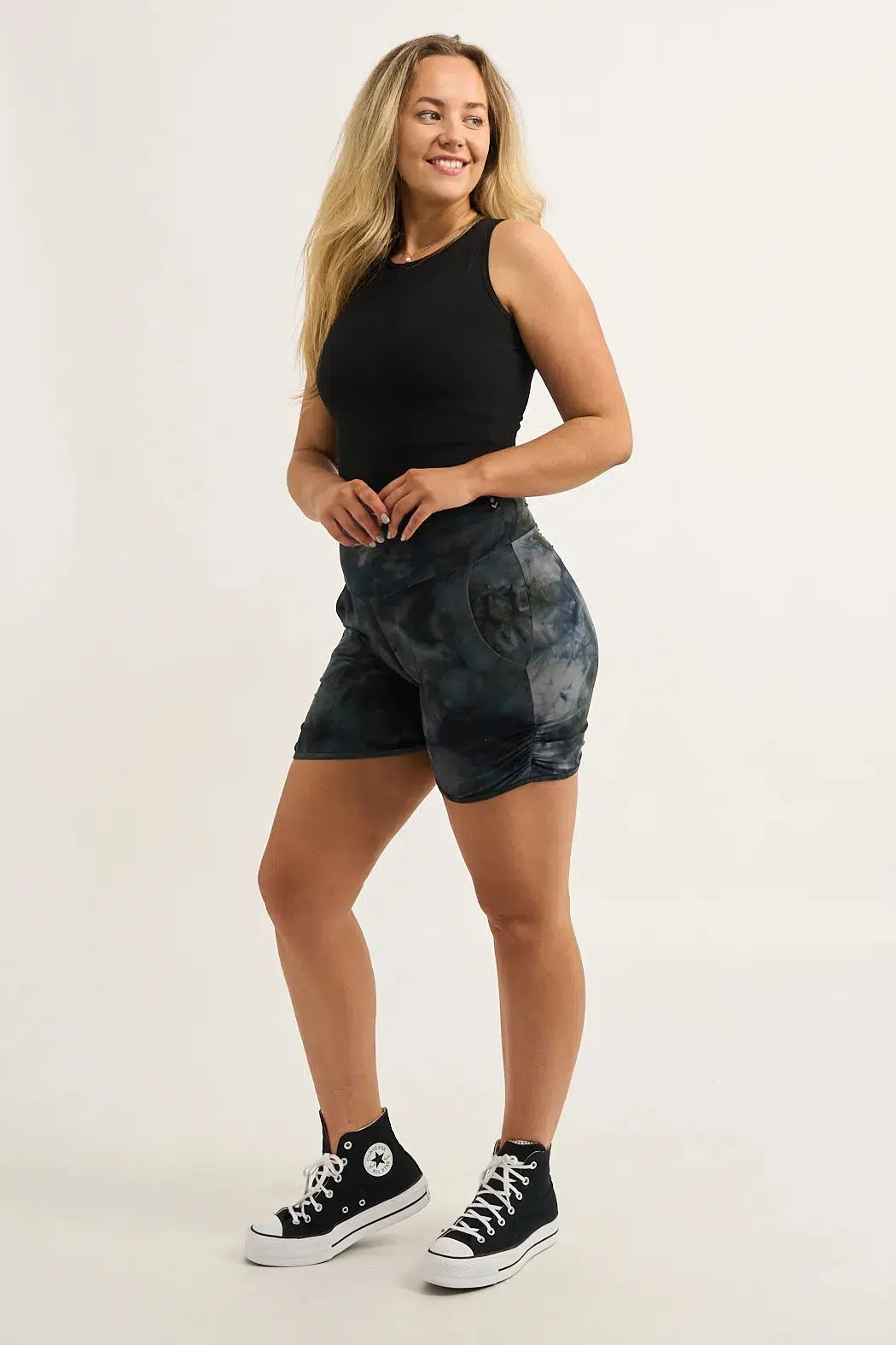 Soft To Touch Jogger Shorts W/ Pockets - Dark And Moody-9358328104582-Activewear-Exoticathletica