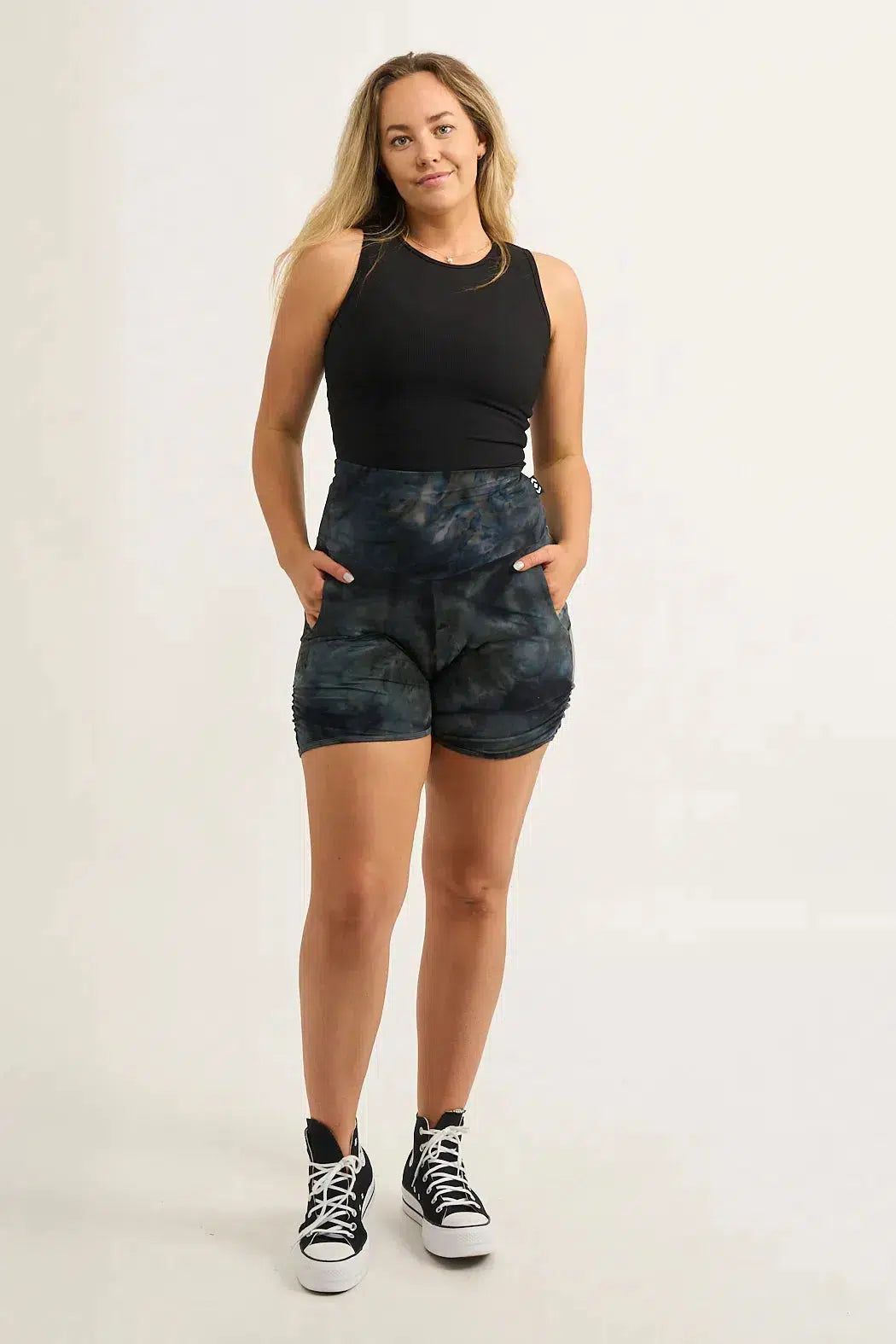 Soft To Touch Jogger Shorts W/ Pockets - Dark And Moody-Activewear-Exoticathletica