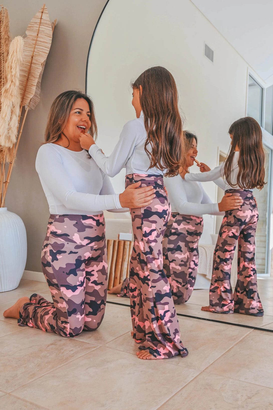 Soft To Touch Kids Baby Bells - Camo Crush Pink-Activewear-Exoticathletica