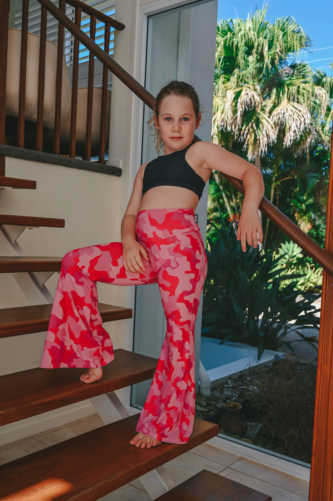 Soft To Touch Kids Baby Bells - Hide And Sneak Pink-Activewear-Exoticathletica