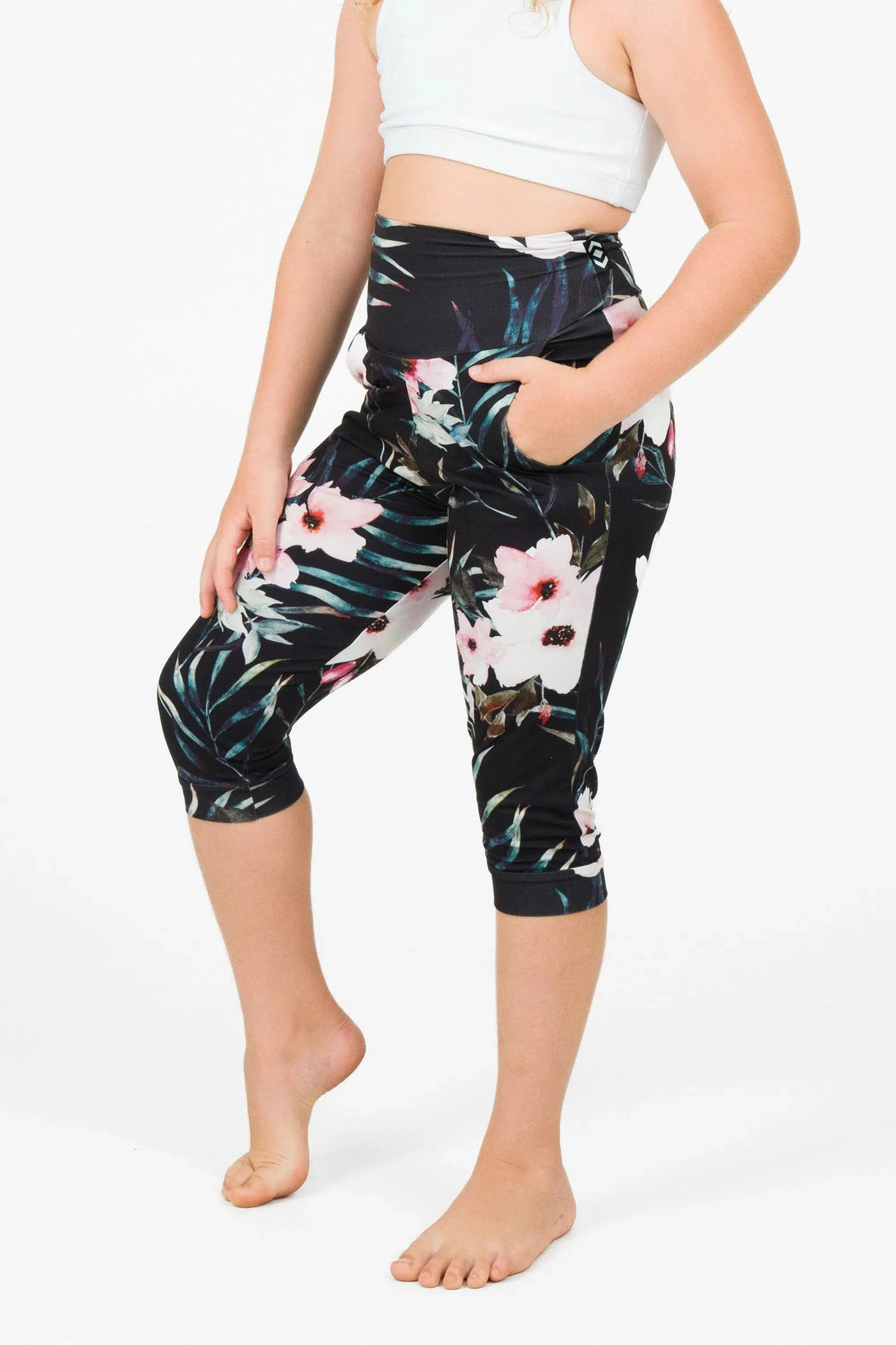 Soft To Touch Kids Jogger Capris - Exotic At Heart-Activewear-Exoticathletica