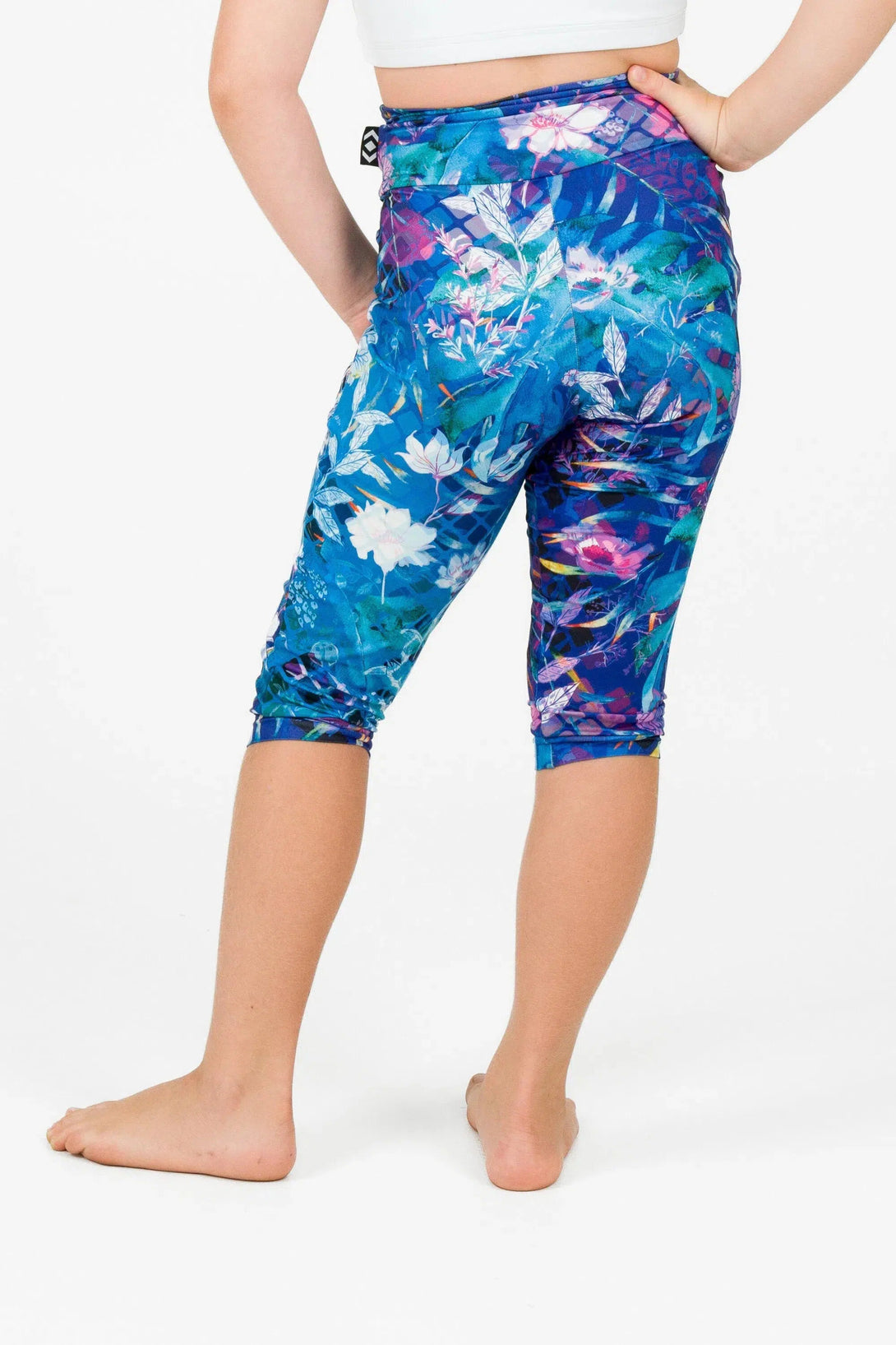 Soft To Touch Kids Jogger Capris - Mermaid Mafia-Activewear-Exoticathletica