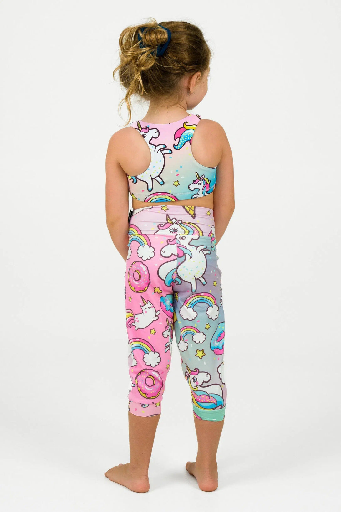 Soft To Touch Kids Jogger Capris - Unicorn-Activewear-Exoticathletica