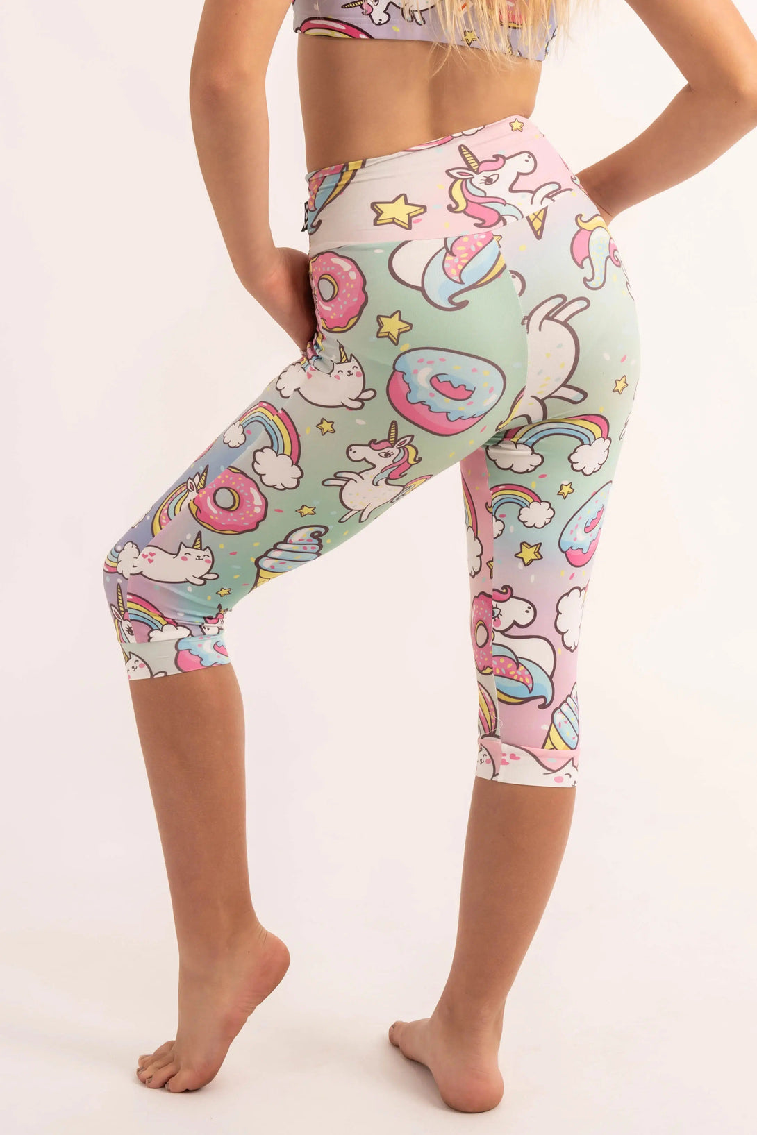 Soft To Touch Kids Jogger Capris - Unicorn-Activewear-Exoticathletica