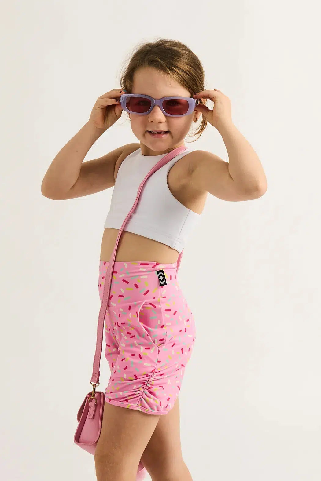 Soft To Touch Kids Jogger Shorts - Extra Sprinkles-Activewear-Exoticathletica