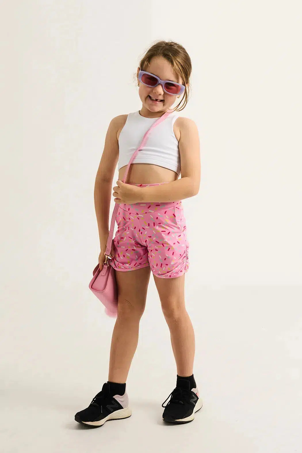 Soft To Touch Kids Jogger Shorts - Extra Sprinkles-Activewear-Exoticathletica