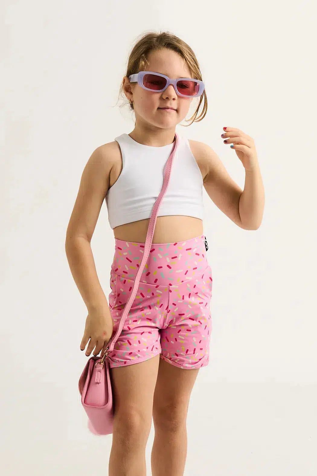 Soft To Touch Kids Jogger Shorts - Extra Sprinkles-Activewear-Exoticathletica