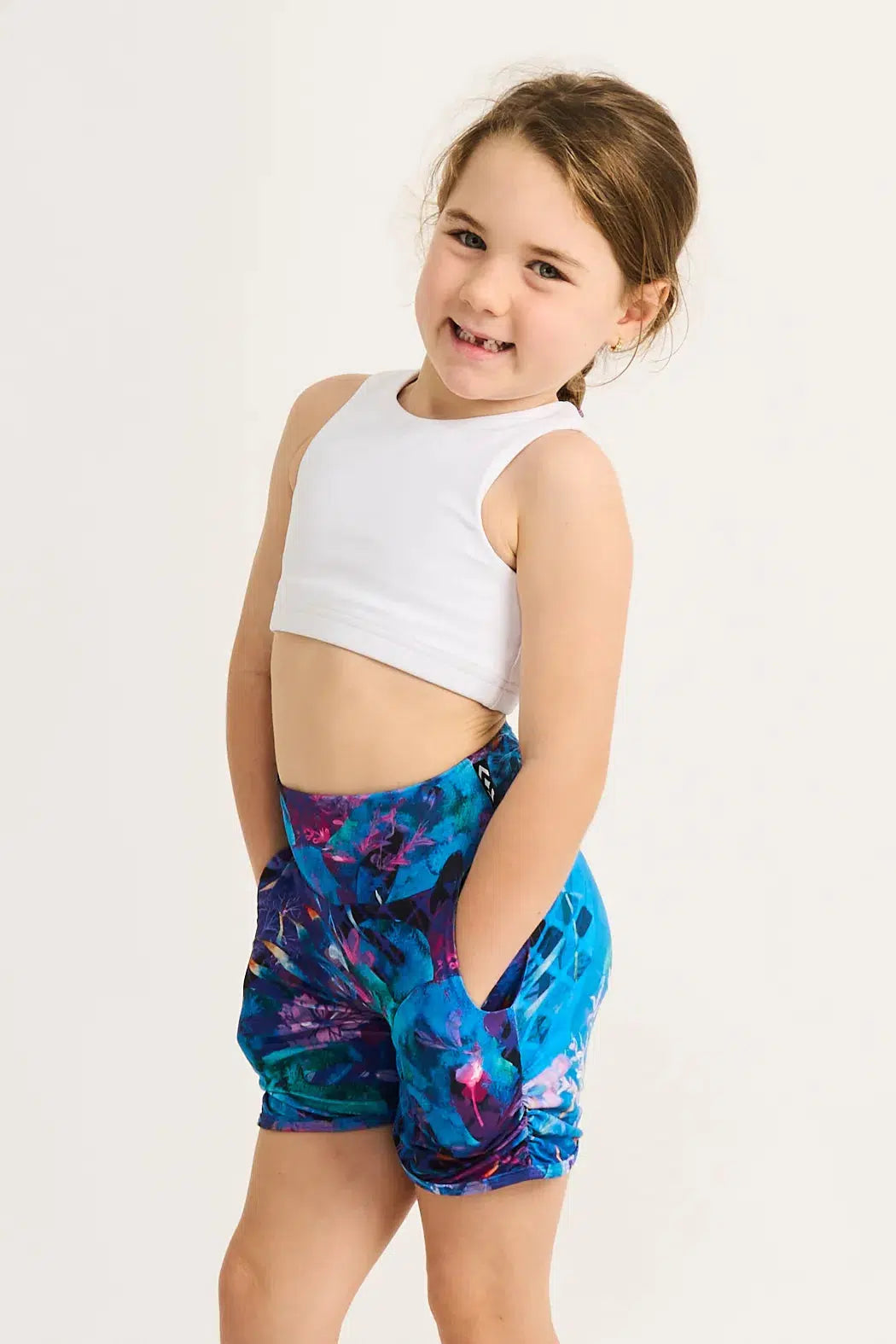 Soft To Touch Kids Jogger Shorts - Mermaid Mafia-1000012248-Activewear-Exoticathletica