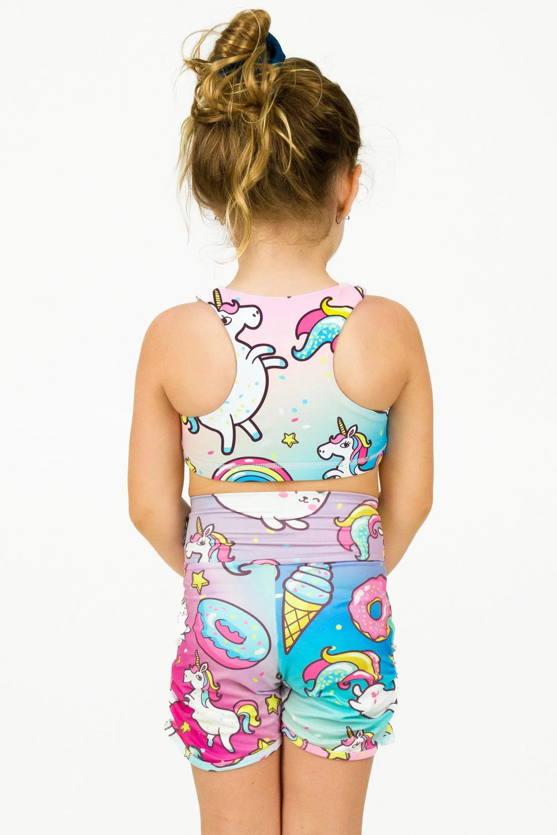 Soft To Touch Kids Jogger Shorts - Unicorn-Activewear-Exoticathletica