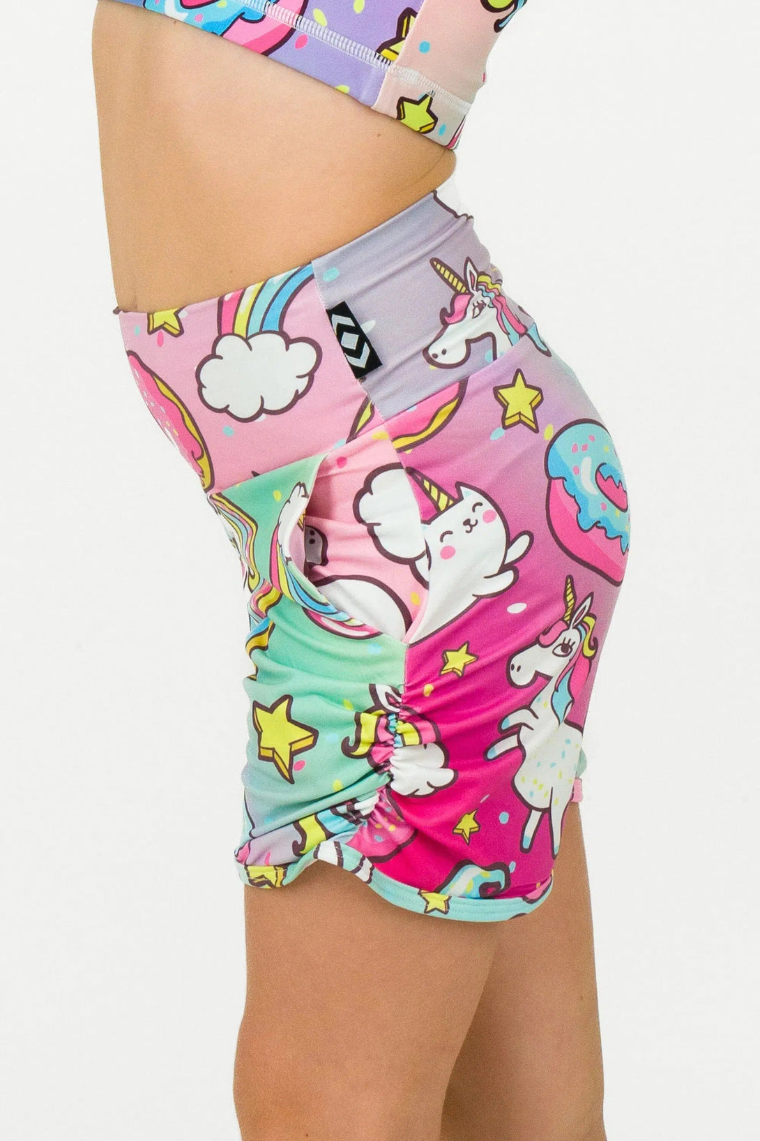 Soft To Touch Kids Jogger Shorts - Unicorn-Activewear-Exoticathletica