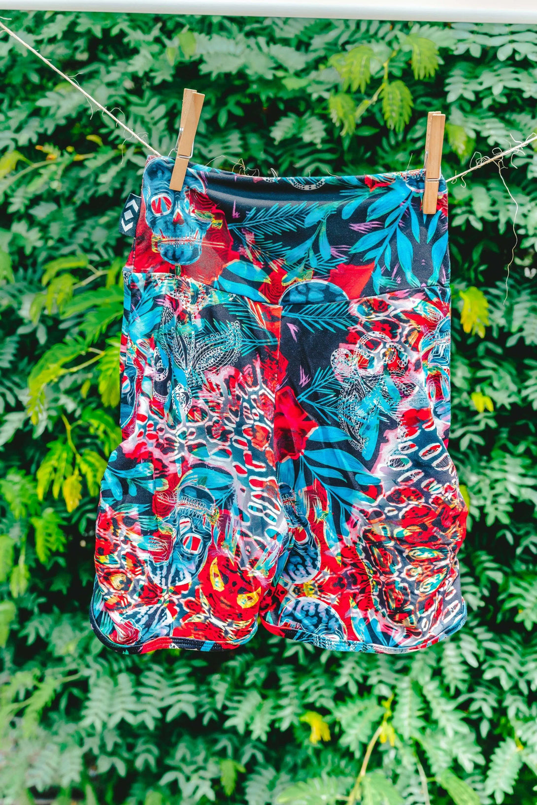 Soft To Touch Kids Jogger Shorts - Voodoo Glitch-Activewear-Exoticathletica