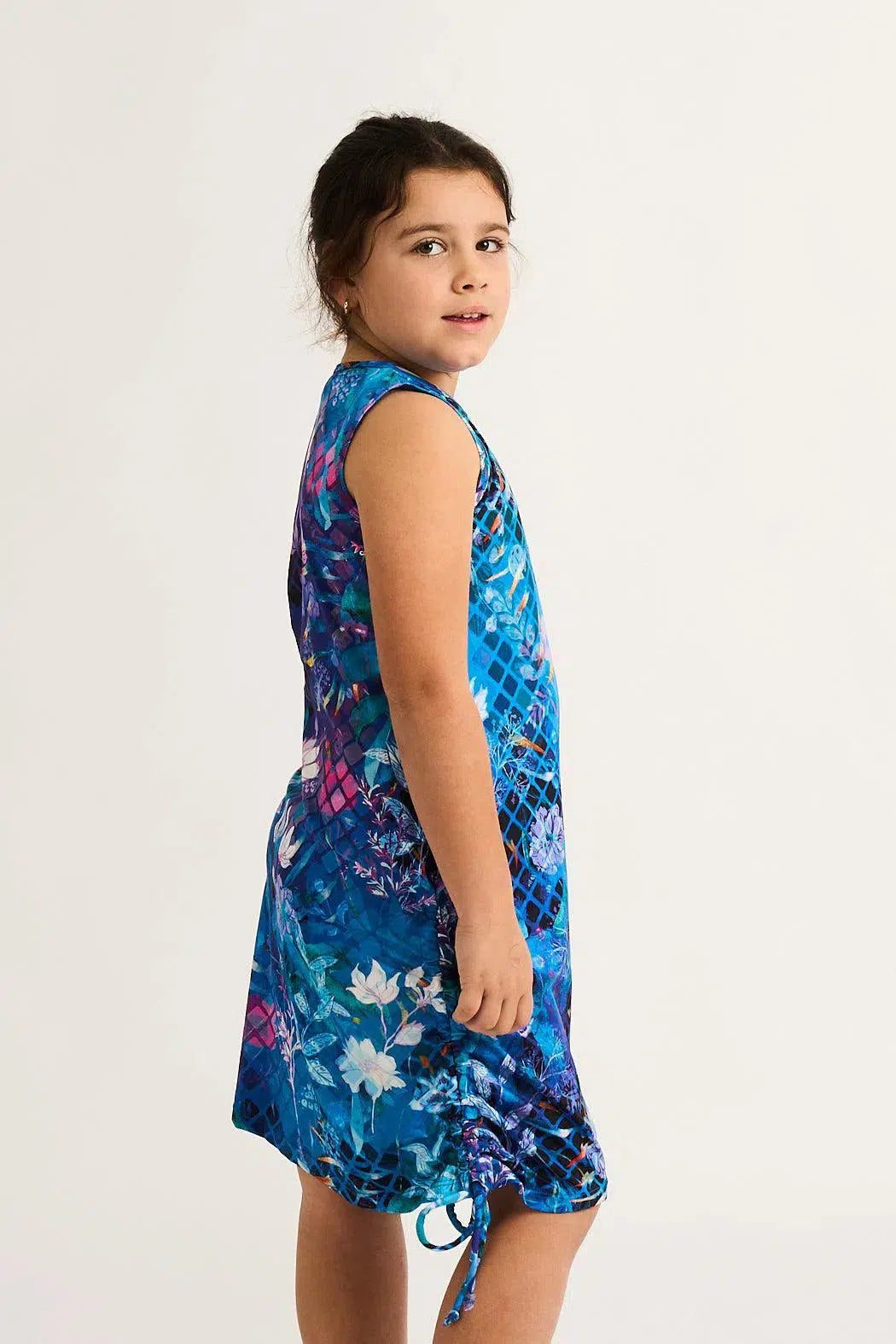 Soft To Touch Kids Lazy Girl Dress Tank - Mermaid Mafia-Activewear-Exoticathletica