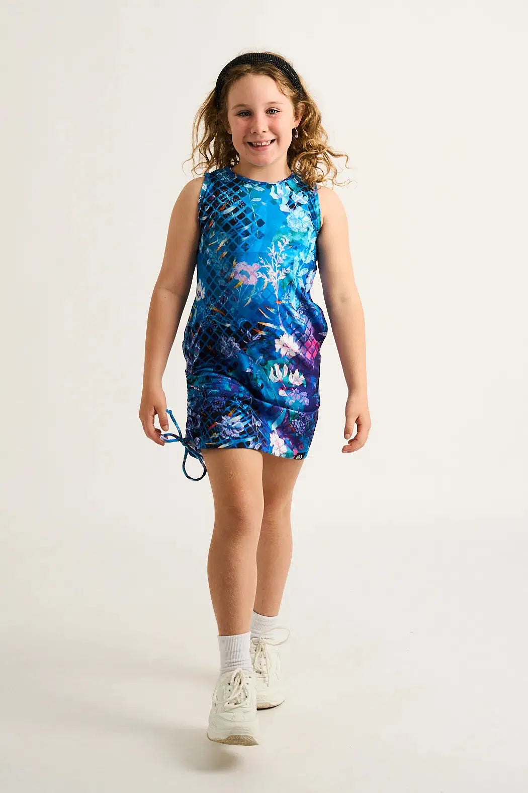 Soft To Touch Kids Lazy Girl Dress Tank - Mermaid Mafia-Activewear-Exoticathletica