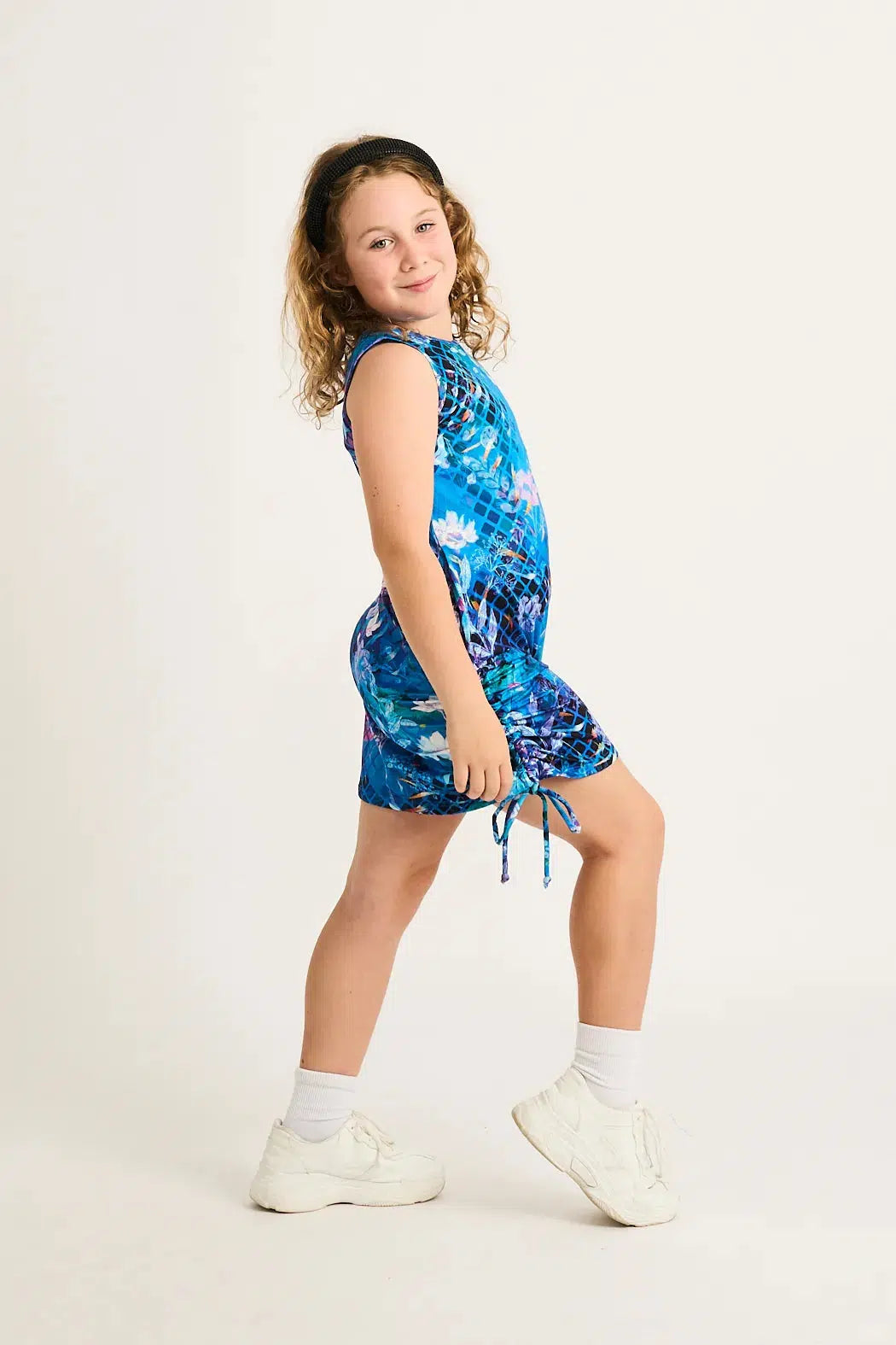 Soft To Touch Kids Lazy Girl Dress Tank - Mermaid Mafia-Activewear-Exoticathletica