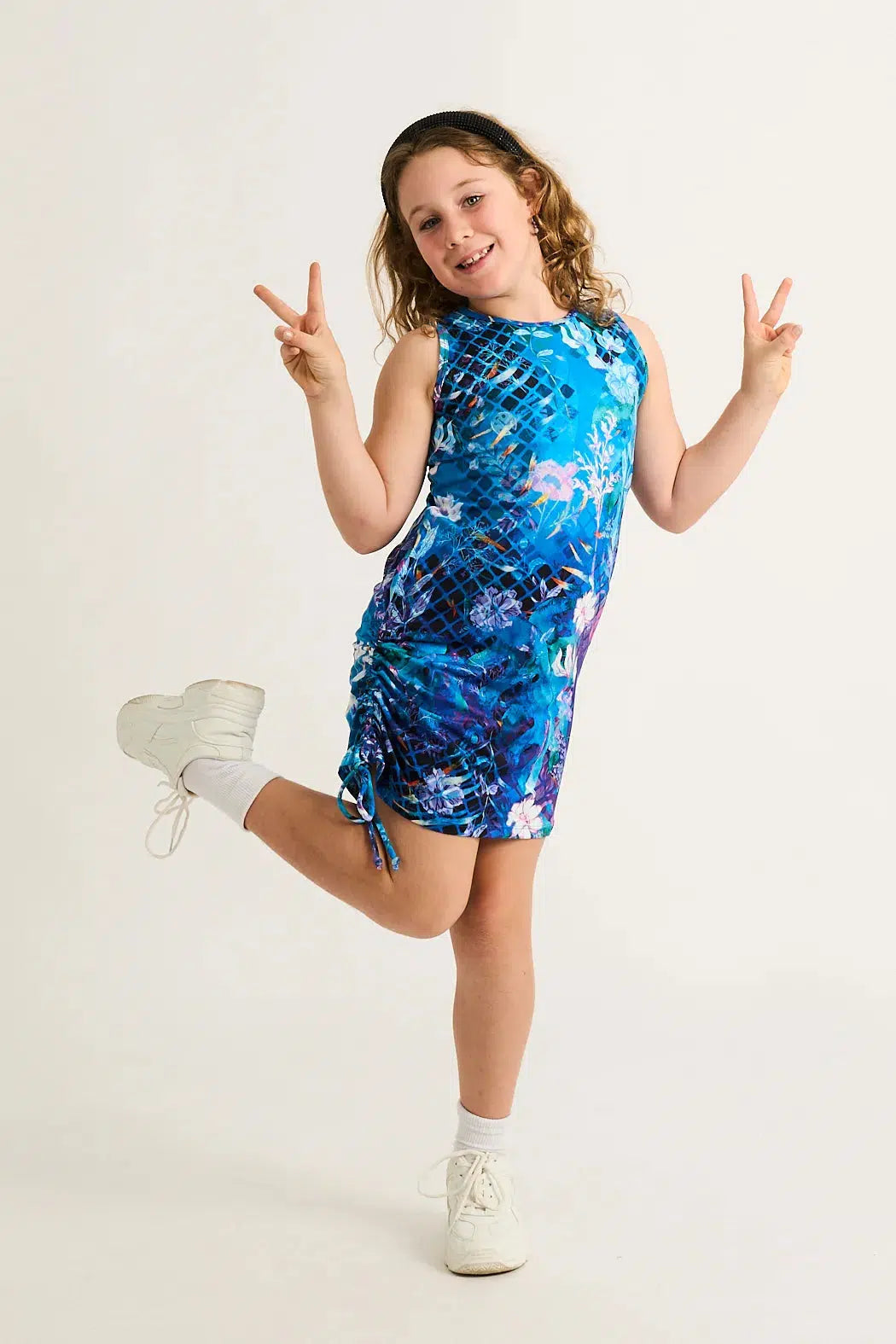 Soft To Touch Kids Lazy Girl Dress Tank - Mermaid Mafia-Activewear-Exoticathletica